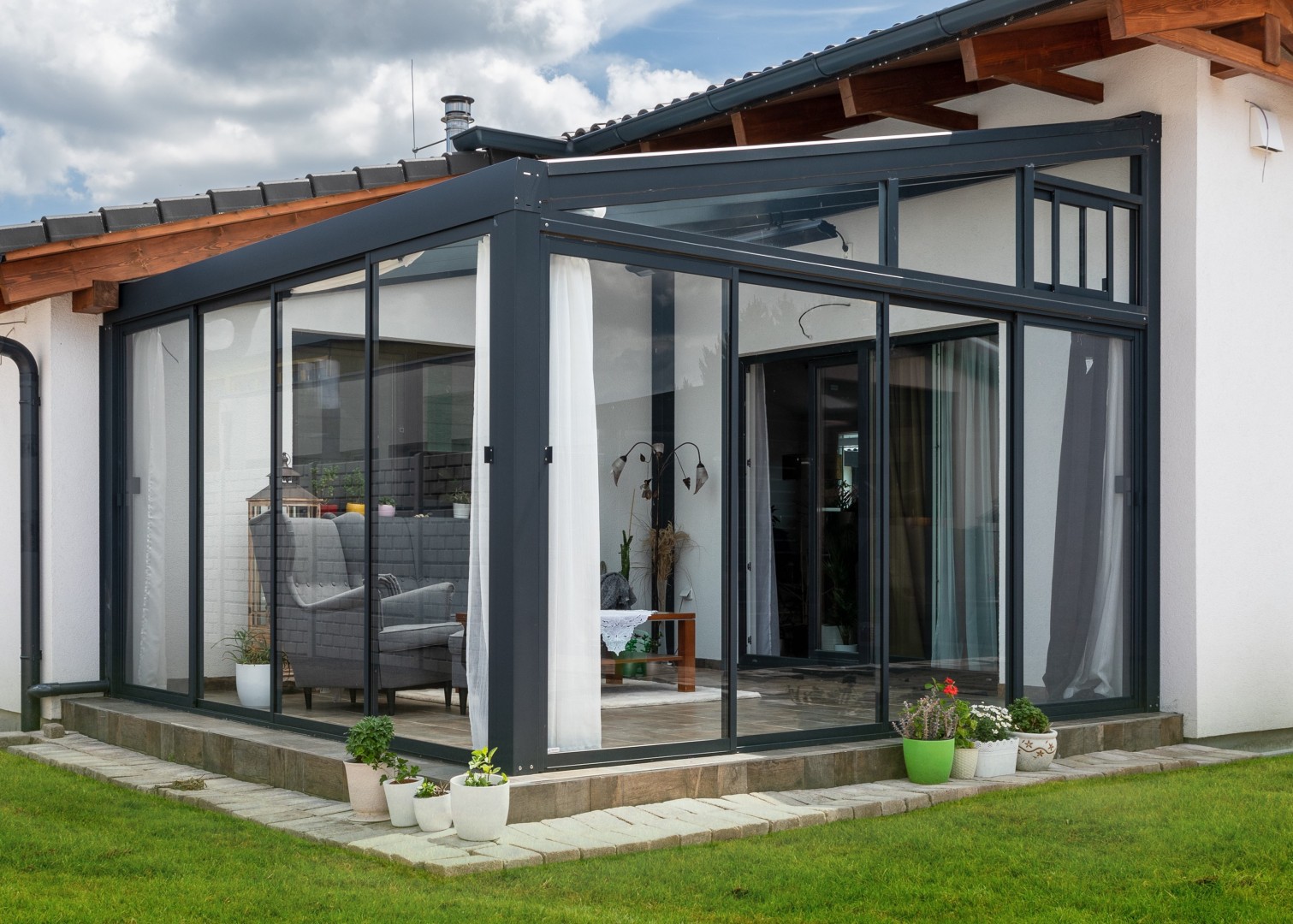 Hliníková pergola MASSIVE